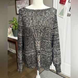 Jessica Simpson Multicolor Knit Sweater Size L